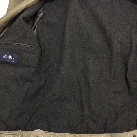 Leather biker jacket - Picture 5 of 10